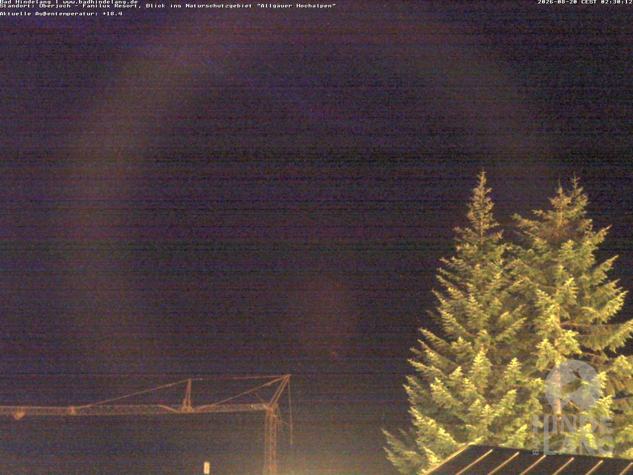 Archiv Foto Webcam Naturschutzgebiet "Allgäuer Hochalpen" vom Kinderhotel Oberjoch aus gesehen