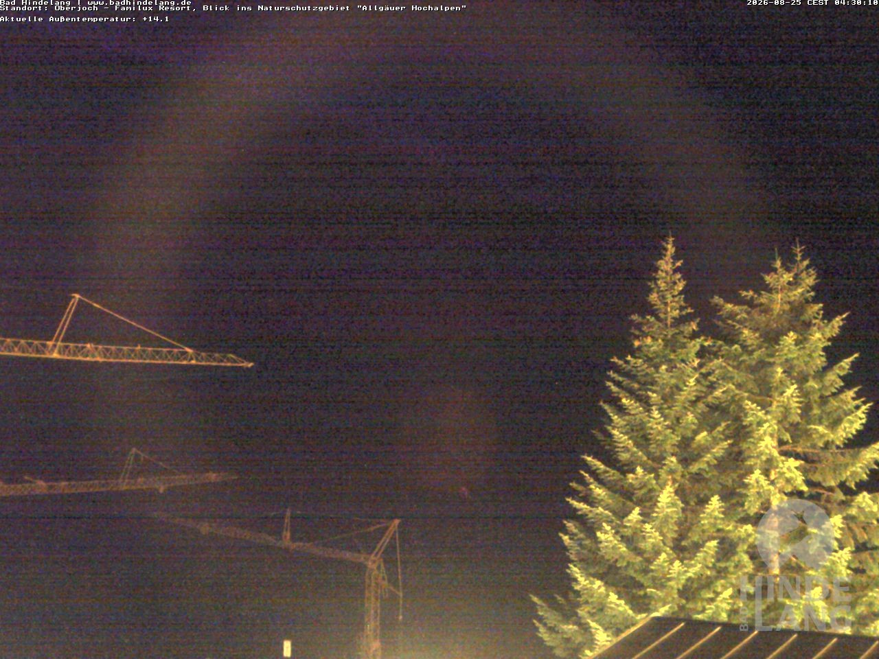 Archiv Foto Webcam Naturschutzgebiet "Allgäuer Hochalpen" vom Kinderhotel Oberjoch aus gesehen