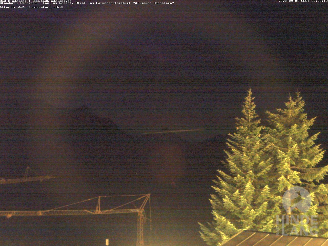 Archiv Foto Webcam Naturschutzgebiet "Allgäuer Hochalpen" vom Kinderhotel Oberjoch aus gesehen