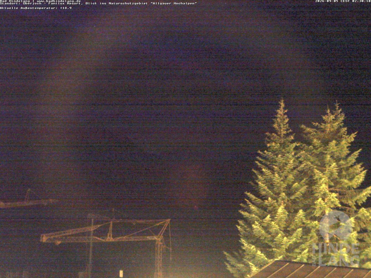 Archiv Foto Webcam Naturschutzgebiet "Allgäuer Hochalpen" vom Kinderhotel Oberjoch aus gesehen