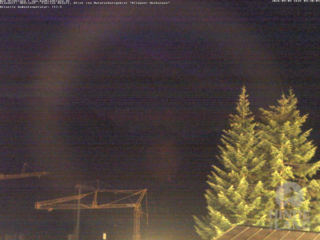 Archiv Foto Webcam Naturschutzgebiet "Allgäuer Hochalpen" vom Kinderhotel Oberjoch aus gesehen