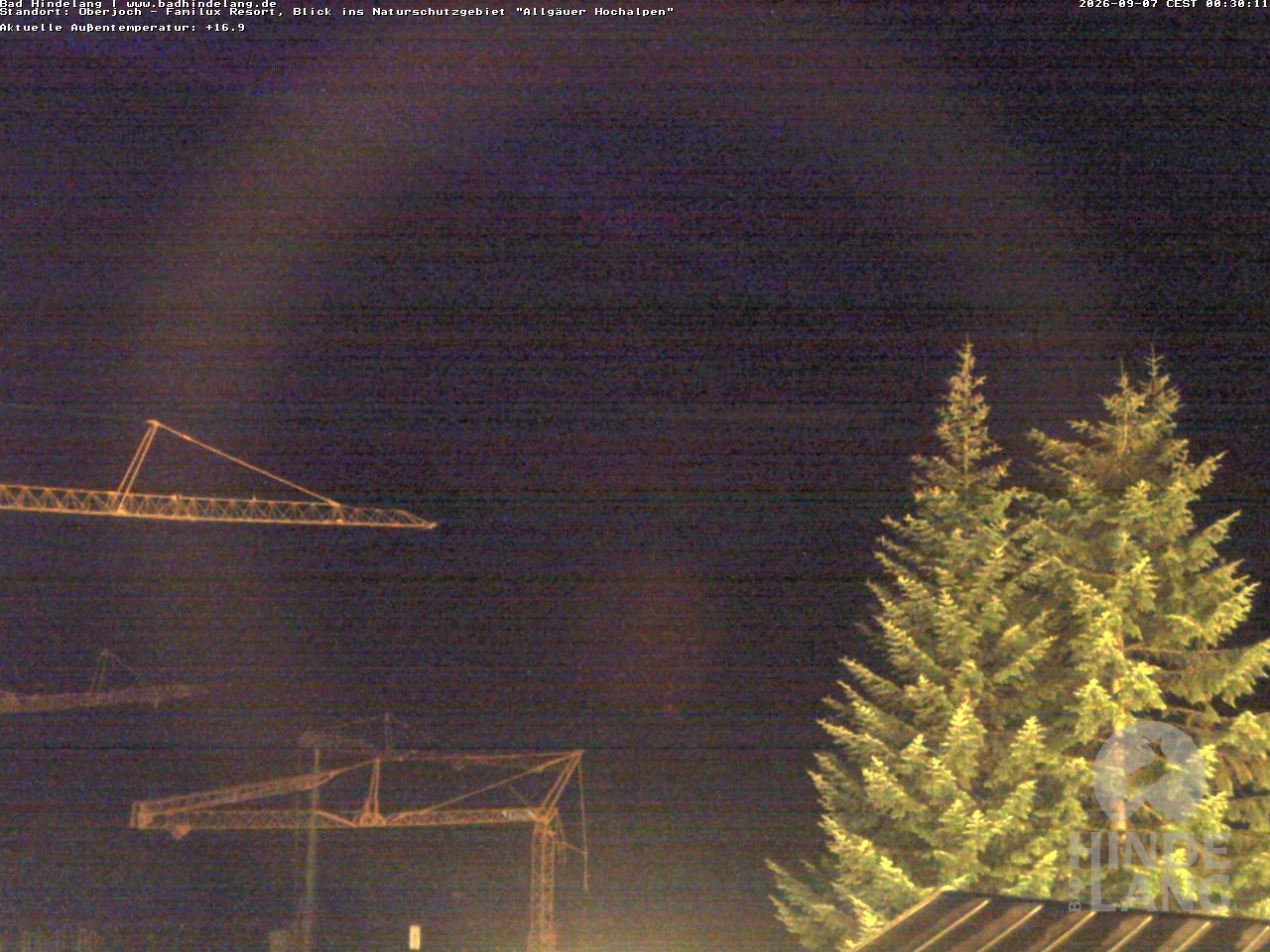 Archiv Foto Webcam Naturschutzgebiet "Allgäuer Hochalpen" vom Kinderhotel Oberjoch aus gesehen