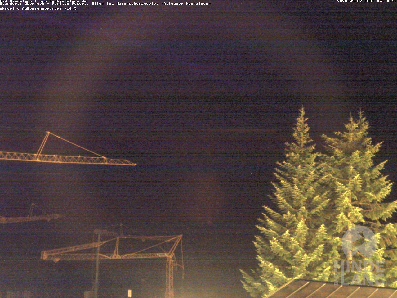 Archiv Foto Webcam Naturschutzgebiet "Allgäuer Hochalpen" vom Kinderhotel Oberjoch aus gesehen