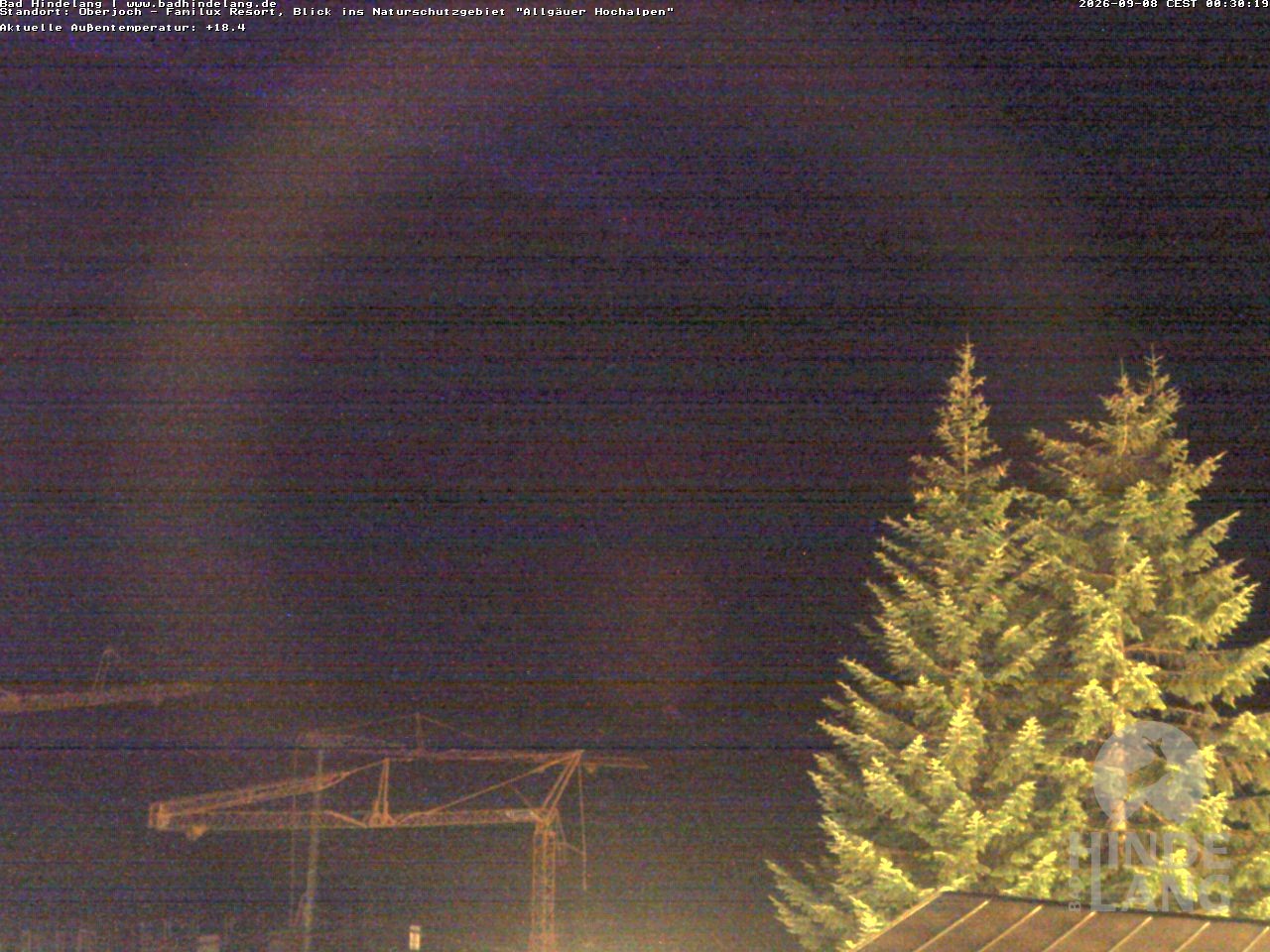 Archiv Foto Webcam Naturschutzgebiet "Allgäuer Hochalpen" vom Kinderhotel Oberjoch aus gesehen