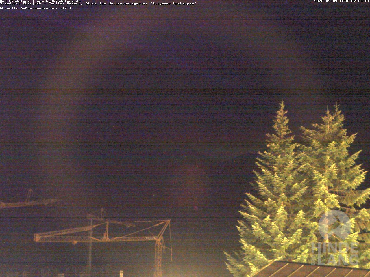 Archiv Foto Webcam Naturschutzgebiet "Allgäuer Hochalpen" vom Kinderhotel Oberjoch aus gesehen