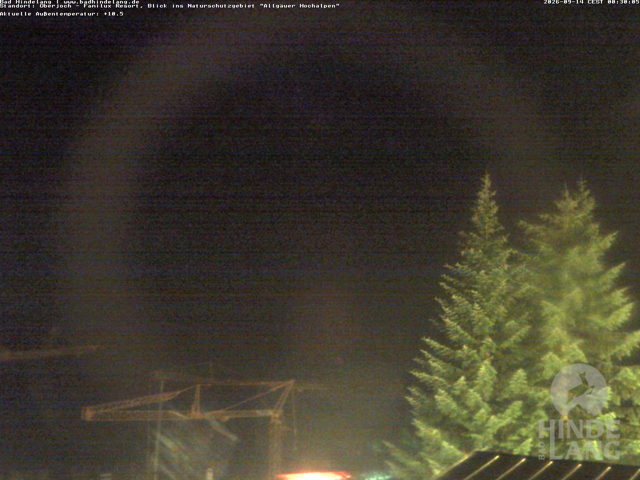 Archiv Foto Webcam Naturschutzgebiet "Allgäuer Hochalpen" vom Kinderhotel Oberjoch aus gesehen