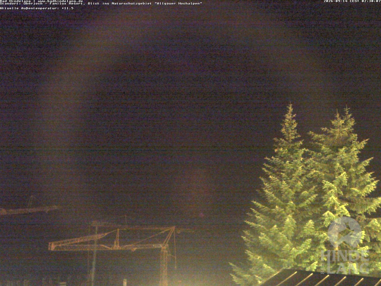 Archiv Foto Webcam Naturschutzgebiet "Allgäuer Hochalpen" vom Kinderhotel Oberjoch aus gesehen