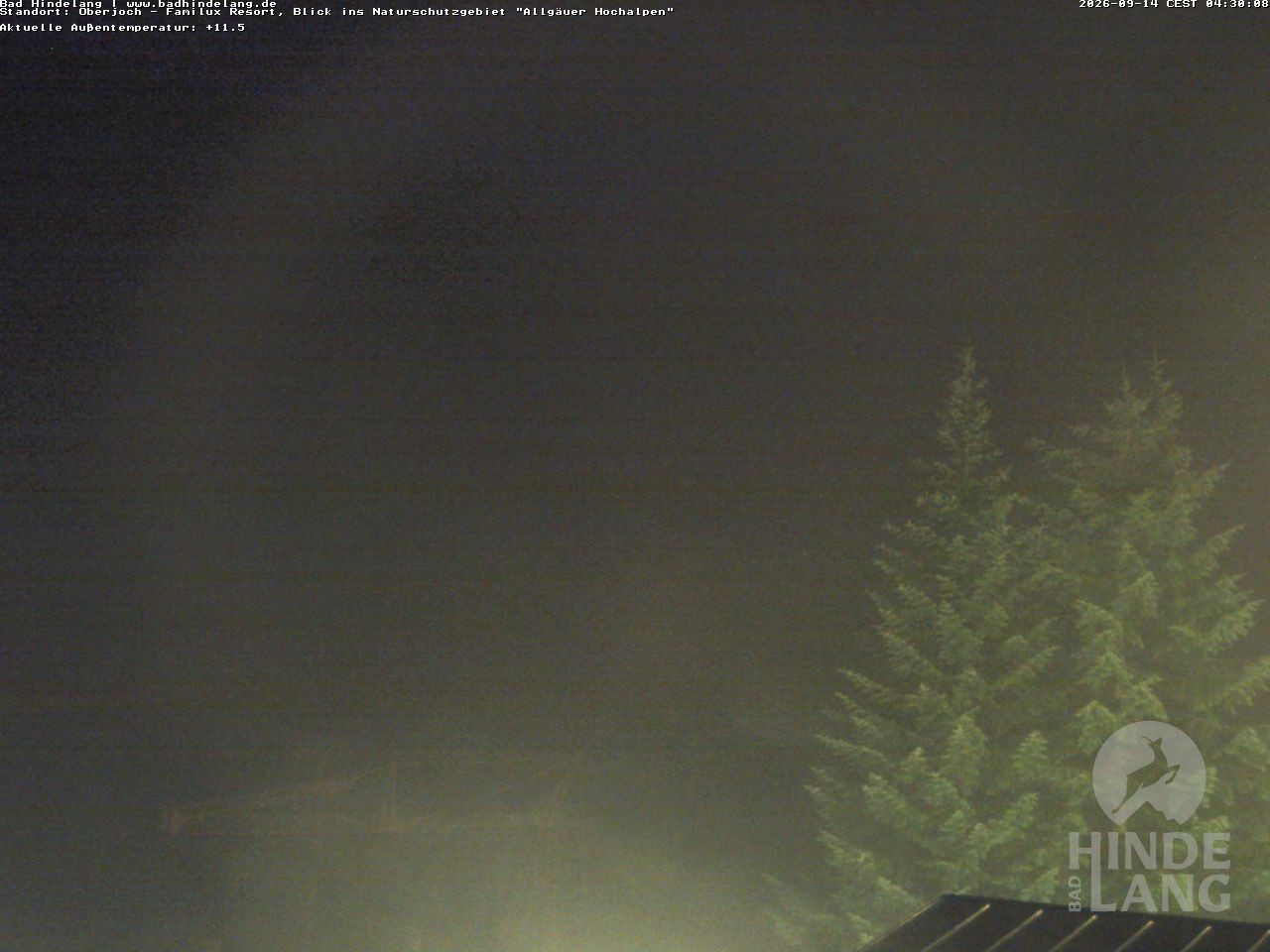 Archiv Foto Webcam Naturschutzgebiet "Allgäuer Hochalpen" vom Kinderhotel Oberjoch aus gesehen