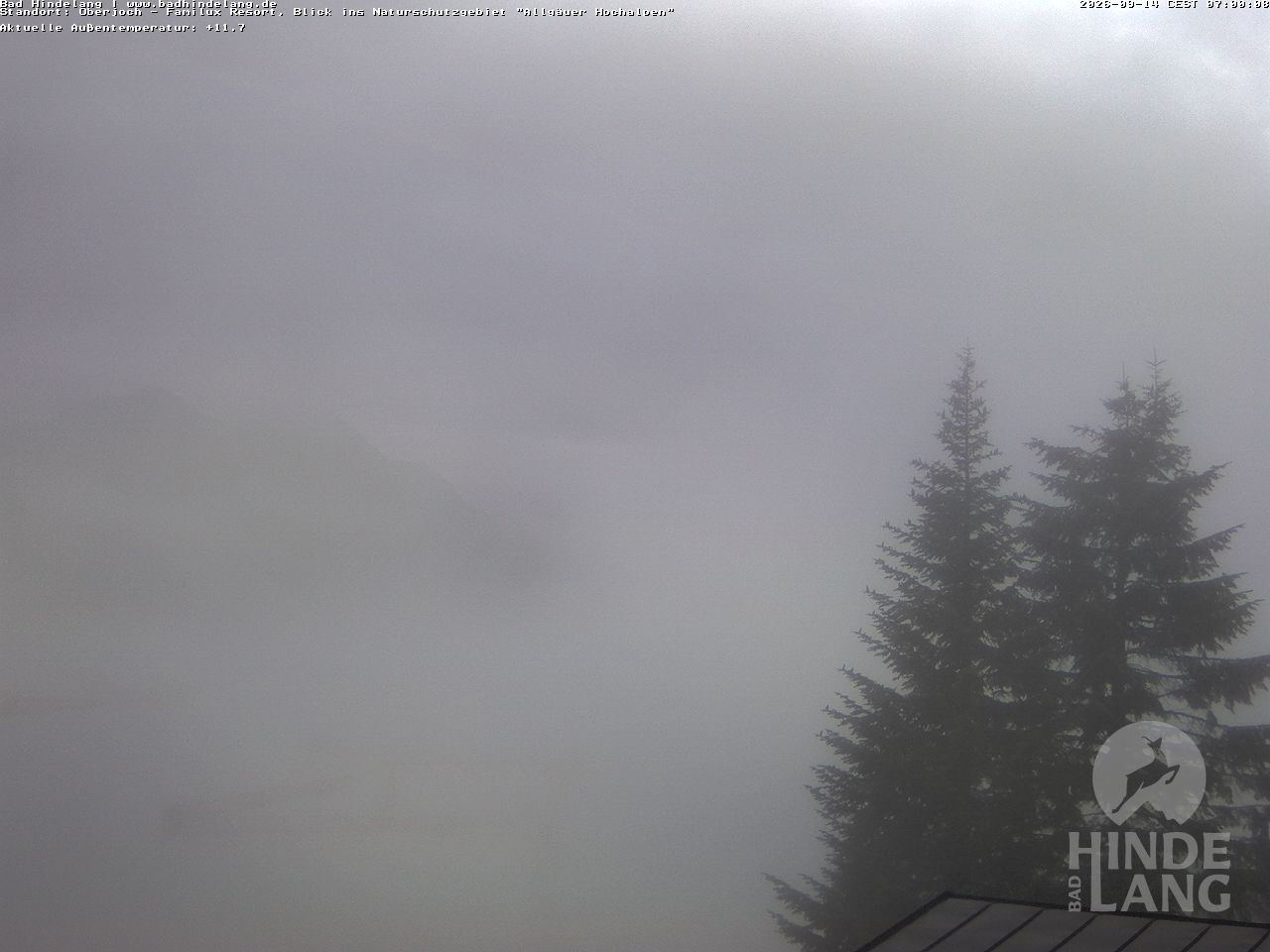 Archiv Foto Webcam Naturschutzgebiet "Allgäuer Hochalpen" vom Kinderhotel Oberjoch aus gesehen