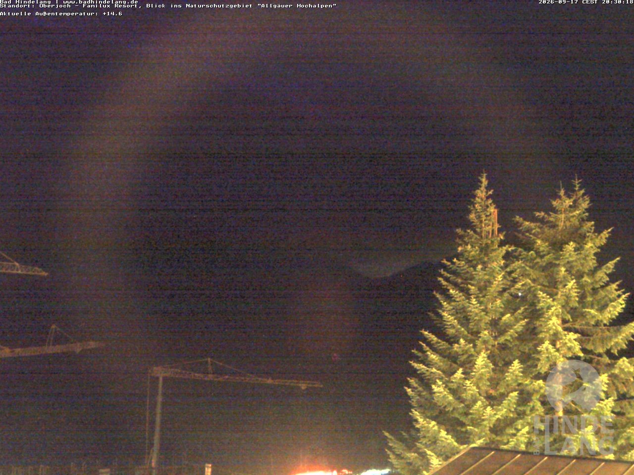 Archiv Foto Webcam Naturschutzgebiet "Allgäuer Hochalpen" vom Kinderhotel Oberjoch aus gesehen