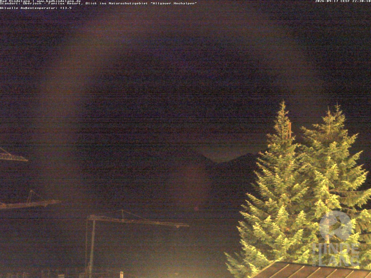 Archiv Foto Webcam Naturschutzgebiet "Allgäuer Hochalpen" vom Kinderhotel Oberjoch aus gesehen