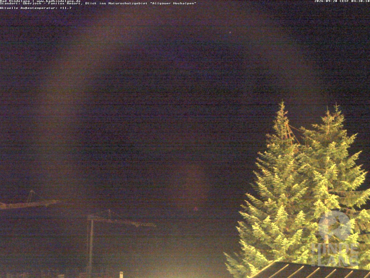 Archived image Webcam Kids hotel Oberjoch: view at the nature reseve "Allgäuer Hochalpen"