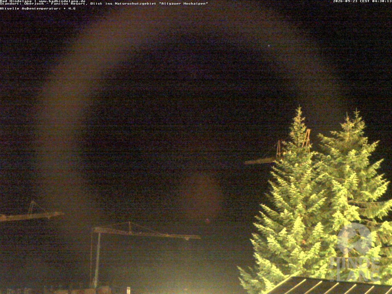 Archiv Foto Webcam Naturschutzgebiet "Allgäuer Hochalpen" vom Kinderhotel Oberjoch aus gesehen