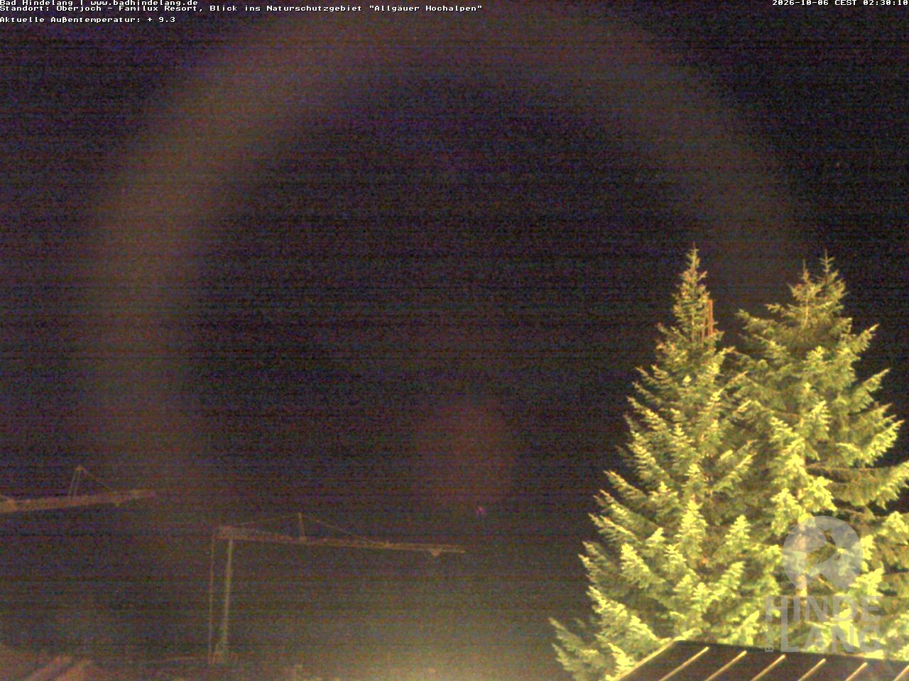 Archiv Foto Webcam Naturschutzgebiet "Allgäuer Hochalpen" vom Kinderhotel Oberjoch aus gesehen