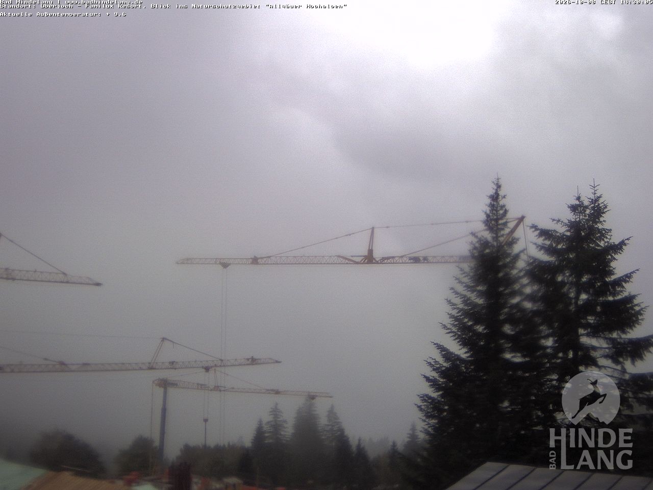 Archived image Webcam Kids hotel Oberjoch: view at the nature reseve "Allgäuer Hochalpen"