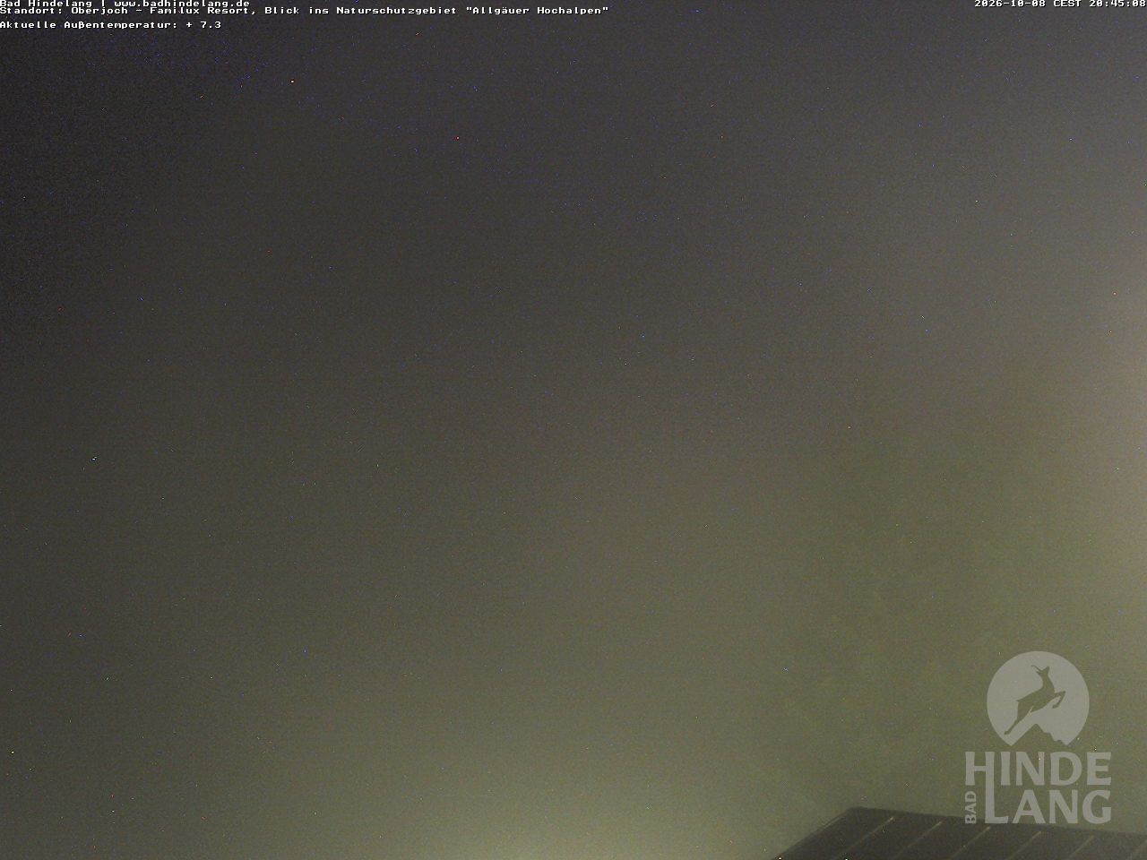Archived image Webcam Kids hotel Oberjoch: view at the nature reseve "Allgäuer Hochalpen"