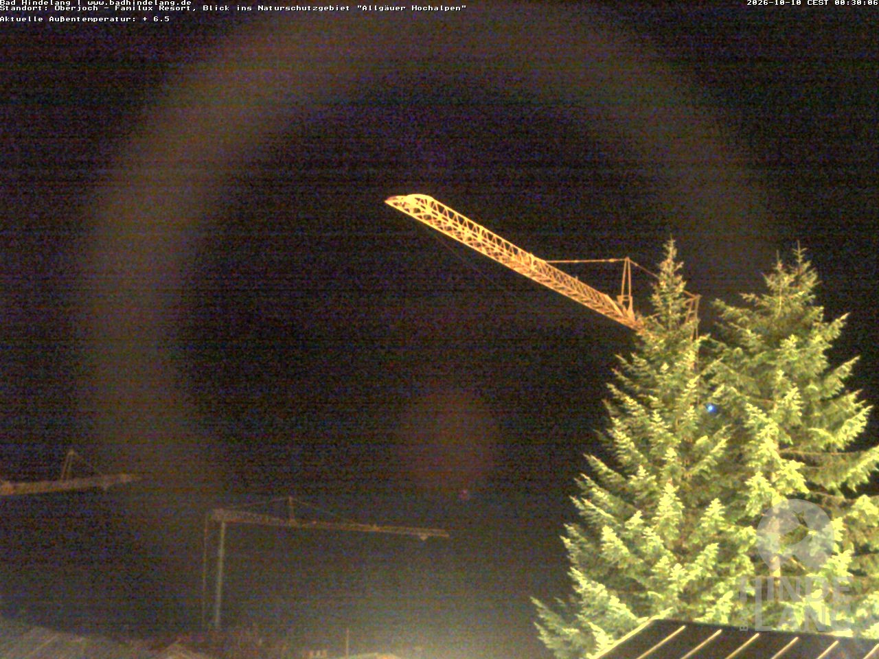 Archiv Foto Webcam Naturschutzgebiet "Allgäuer Hochalpen" vom Kinderhotel Oberjoch aus gesehen