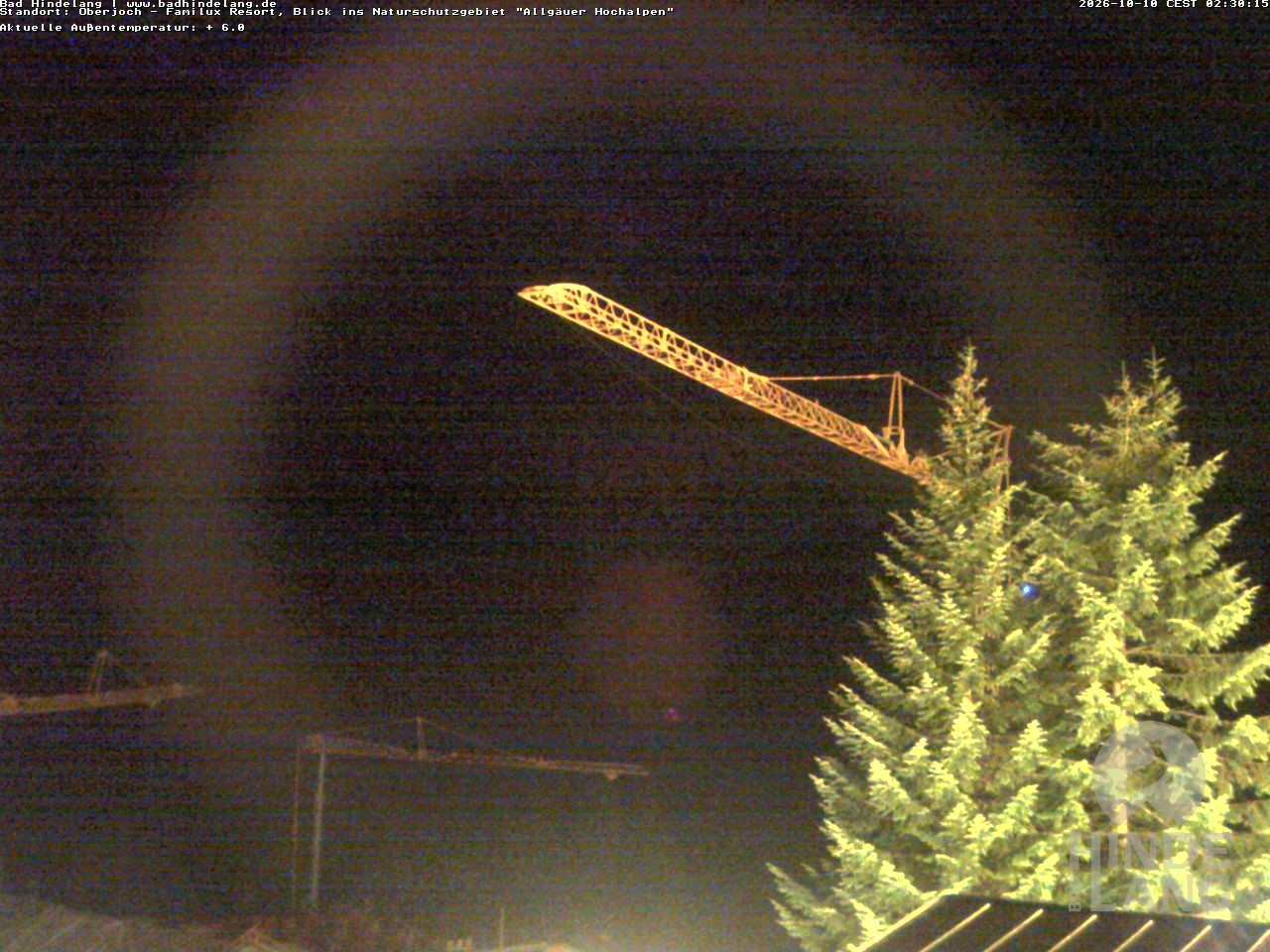 Archiv Foto Webcam Naturschutzgebiet "Allgäuer Hochalpen" vom Kinderhotel Oberjoch aus gesehen