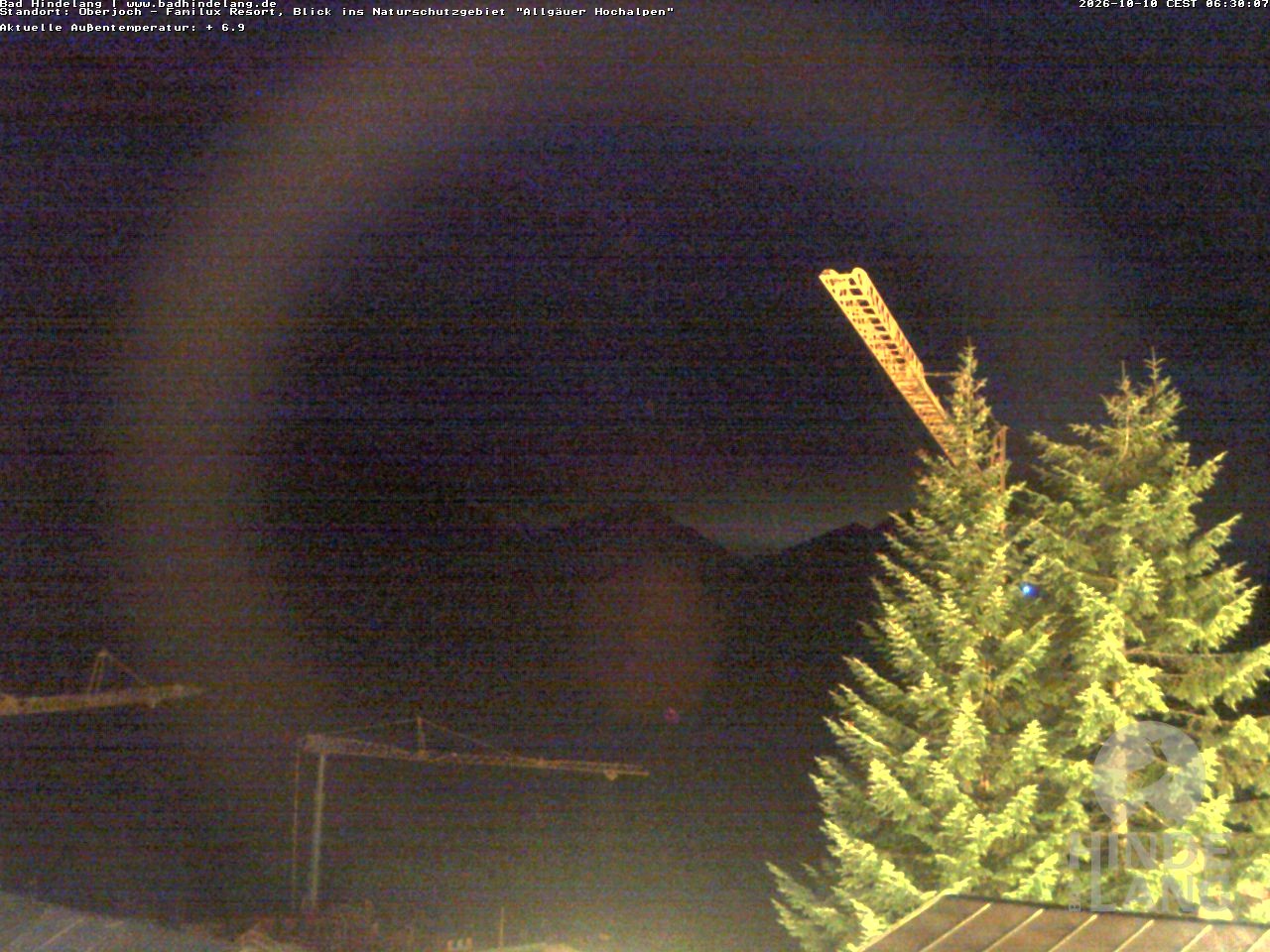 Archiv Foto Webcam Naturschutzgebiet "Allgäuer Hochalpen" vom Kinderhotel Oberjoch aus gesehen