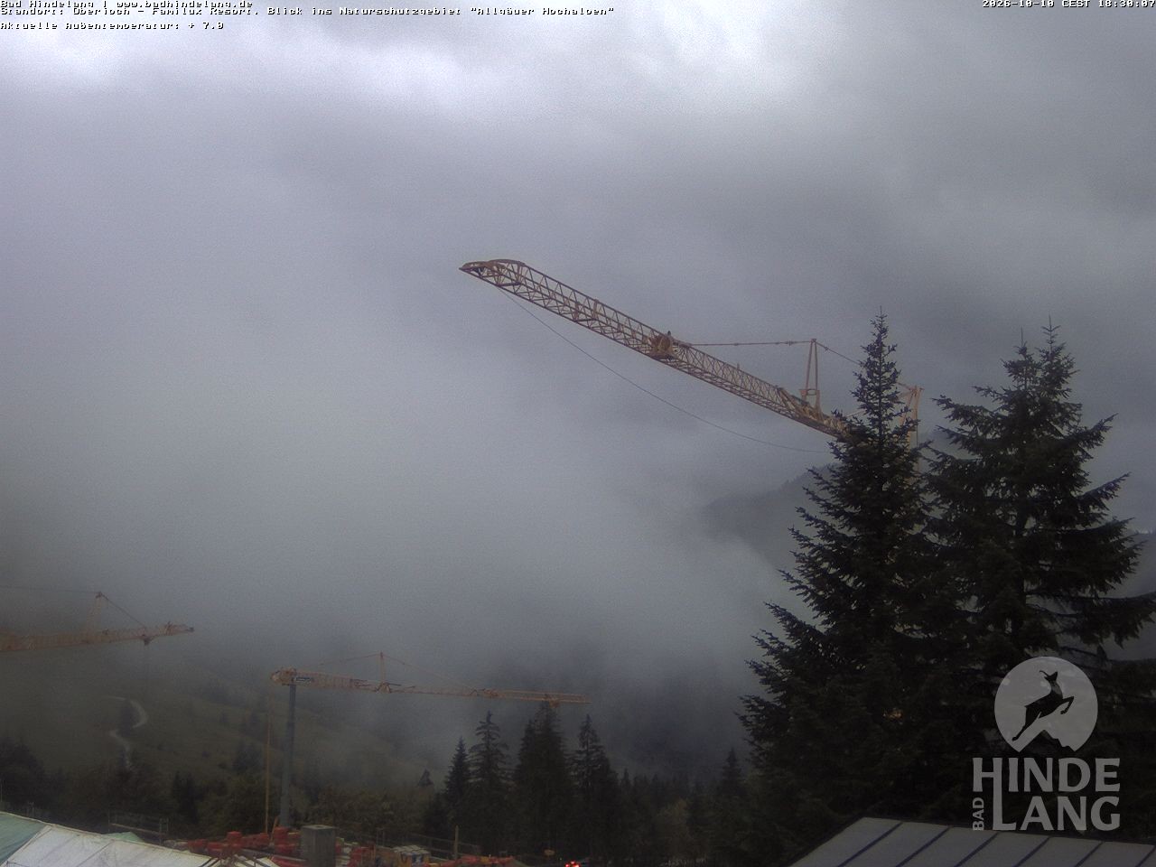 Archiv Foto Webcam Naturschutzgebiet "Allgäuer Hochalpen" vom Kinderhotel Oberjoch aus gesehen