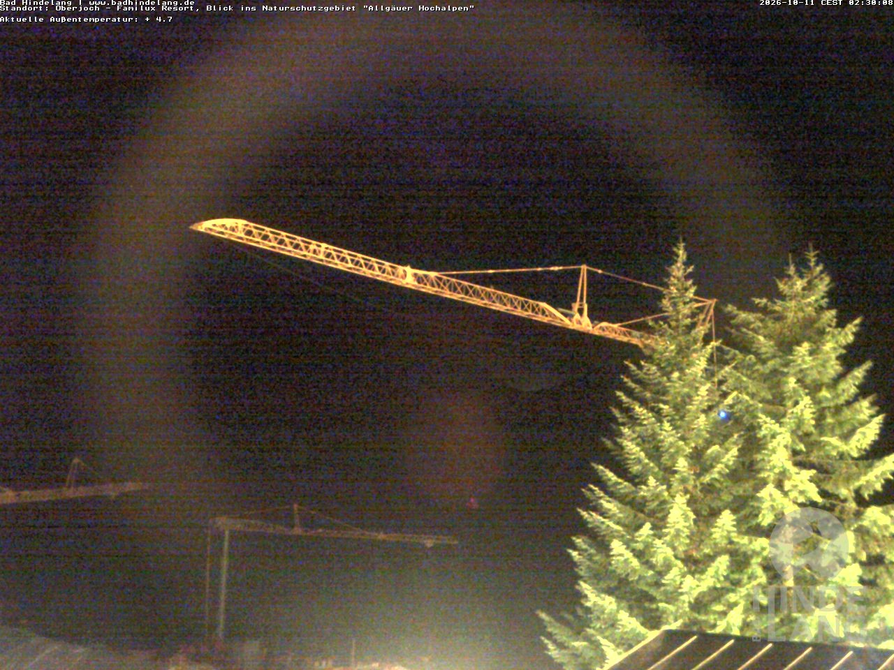 Archiv Foto Webcam Naturschutzgebiet "Allgäuer Hochalpen" vom Kinderhotel Oberjoch aus gesehen