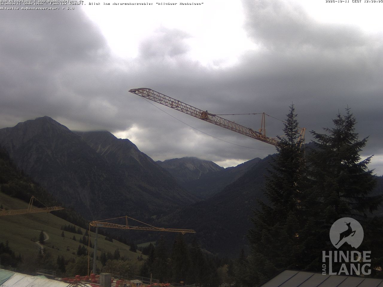 Archiv Foto Webcam Naturschutzgebiet "Allgäuer Hochalpen" vom Kinderhotel Oberjoch aus gesehen
