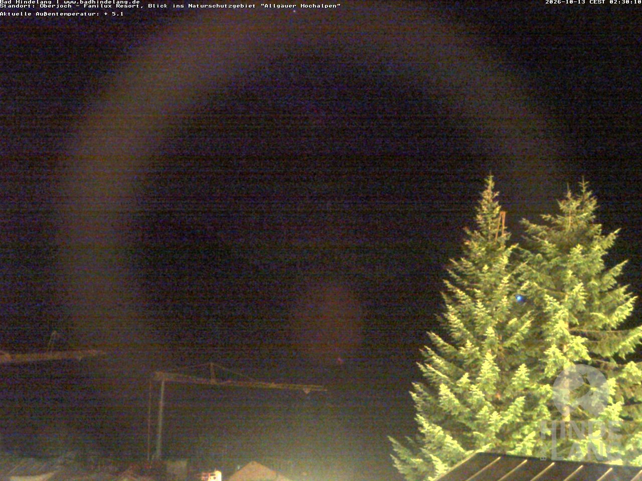 Archiv Foto Webcam Naturschutzgebiet "Allgäuer Hochalpen" vom Kinderhotel Oberjoch aus gesehen