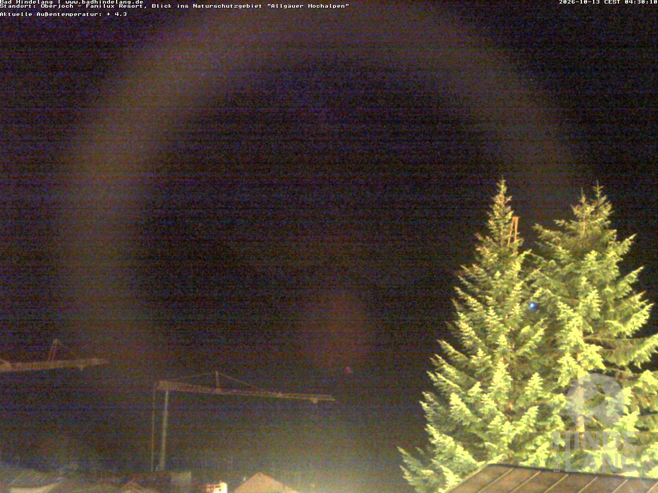 Archiv Foto Webcam Naturschutzgebiet "Allgäuer Hochalpen" vom Kinderhotel Oberjoch aus gesehen