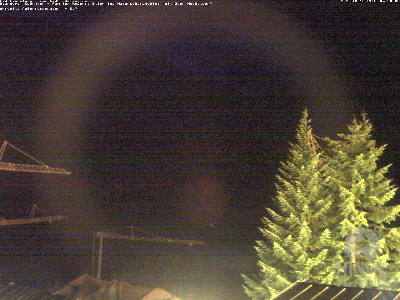 Archiv Foto Webcam Naturschutzgebiet "Allgäuer Hochalpen" vom Kinderhotel Oberjoch aus gesehen