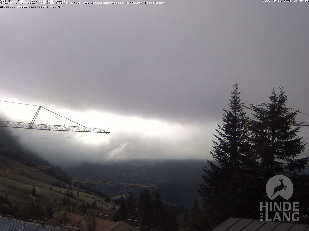 Archiv Foto Webcam Naturschutzgebiet "Allgäuer Hochalpen" vom Kinderhotel Oberjoch aus gesehen