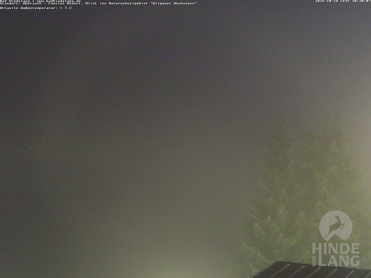 Archiv Foto Webcam Naturschutzgebiet "Allgäuer Hochalpen" vom Kinderhotel Oberjoch aus gesehen