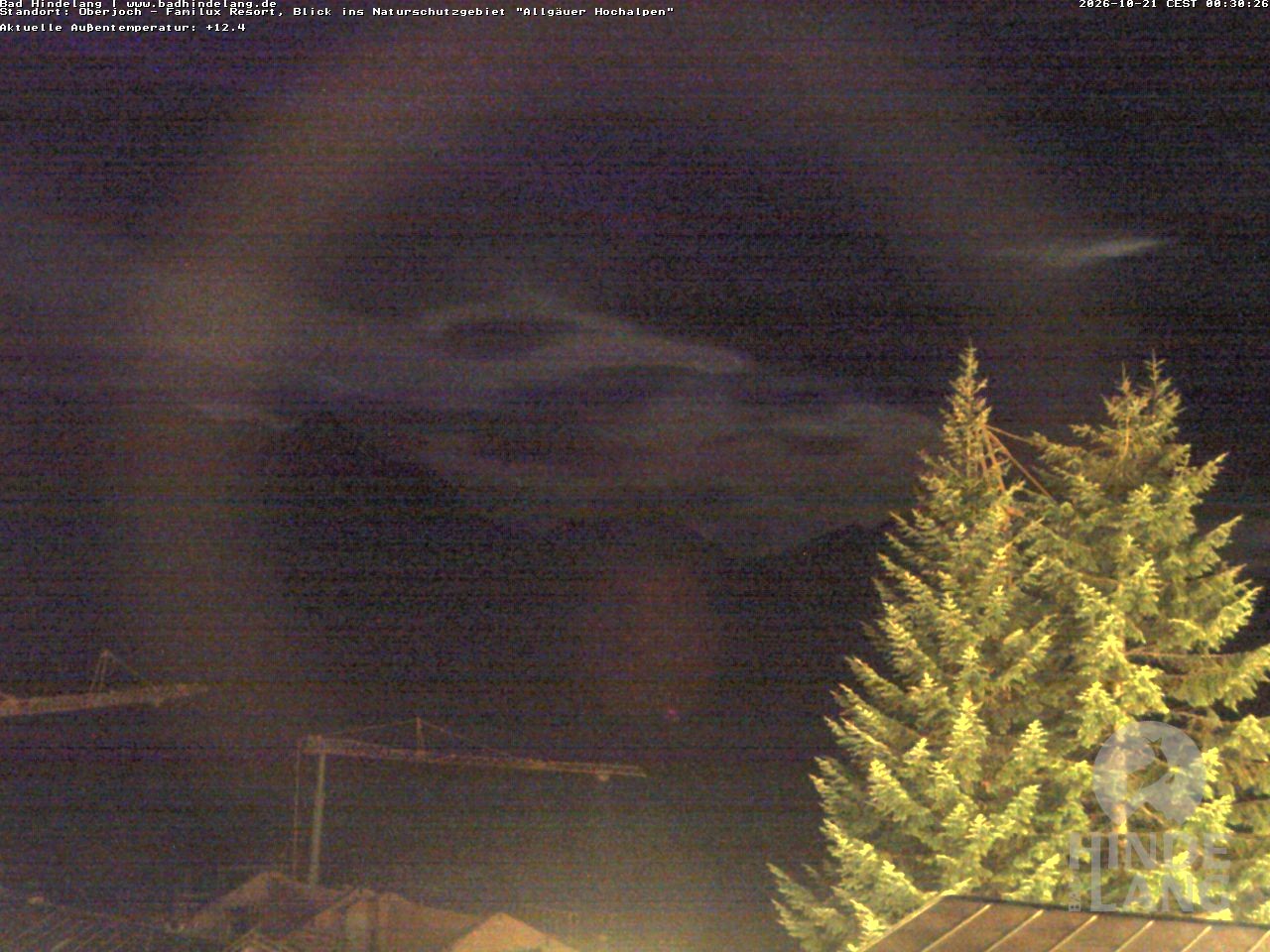 Archiv Foto Webcam Naturschutzgebiet "Allgäuer Hochalpen" vom Kinderhotel Oberjoch aus gesehen