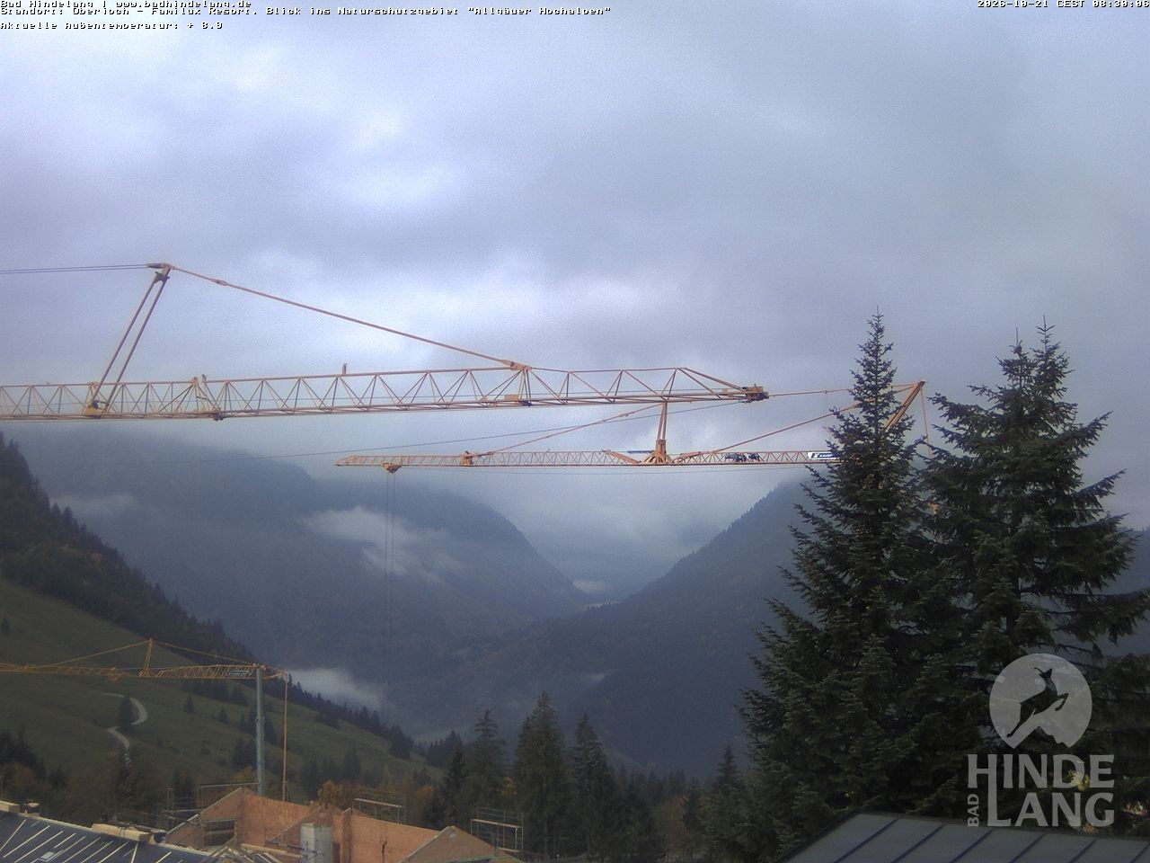 Archiv Foto Webcam Naturschutzgebiet "Allgäuer Hochalpen" vom Kinderhotel Oberjoch aus gesehen
