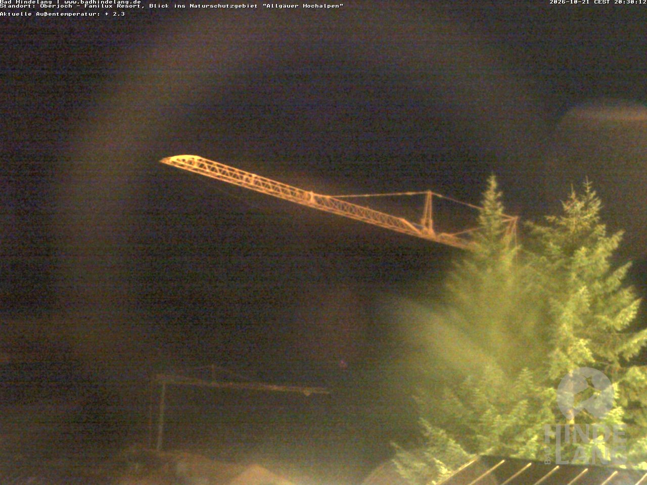 Archiv Foto Webcam Naturschutzgebiet "Allgäuer Hochalpen" vom Kinderhotel Oberjoch aus gesehen
