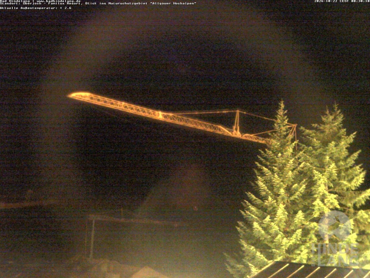 Archiv Foto Webcam Naturschutzgebiet "Allgäuer Hochalpen" vom Kinderhotel Oberjoch aus gesehen
