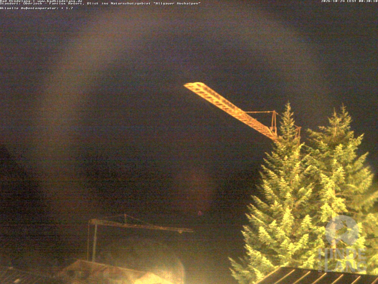 Archiv Foto Webcam Naturschutzgebiet "Allgäuer Hochalpen" vom Kinderhotel Oberjoch aus gesehen