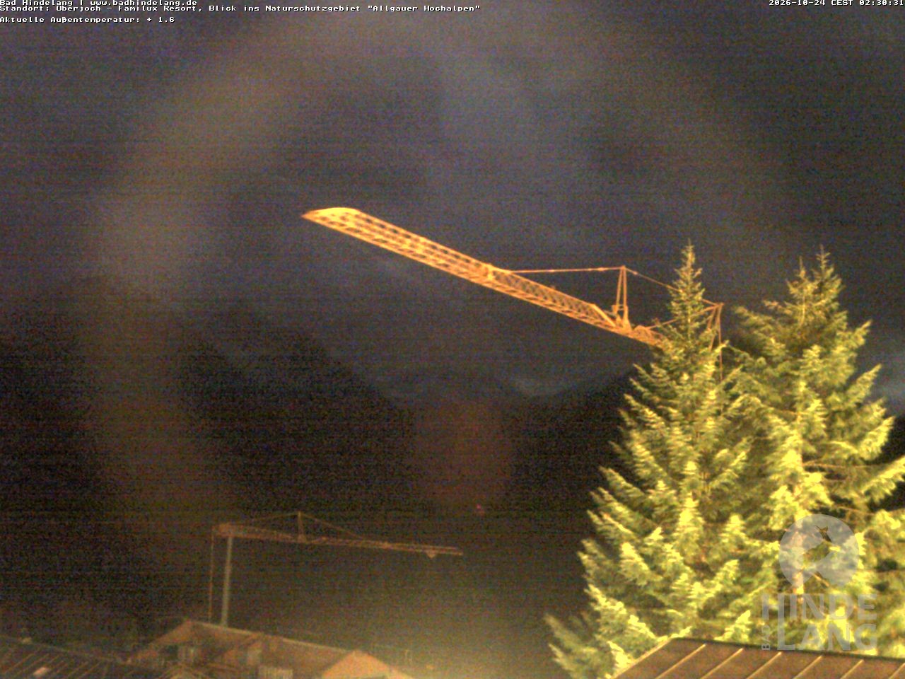 Archiv Foto Webcam Naturschutzgebiet "Allgäuer Hochalpen" vom Kinderhotel Oberjoch aus gesehen