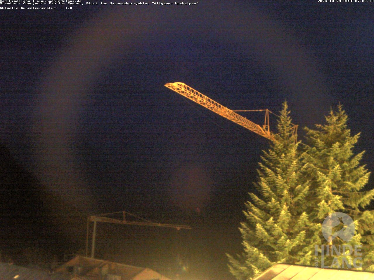 Archiv Foto Webcam Naturschutzgebiet "Allgäuer Hochalpen" vom Kinderhotel Oberjoch aus gesehen