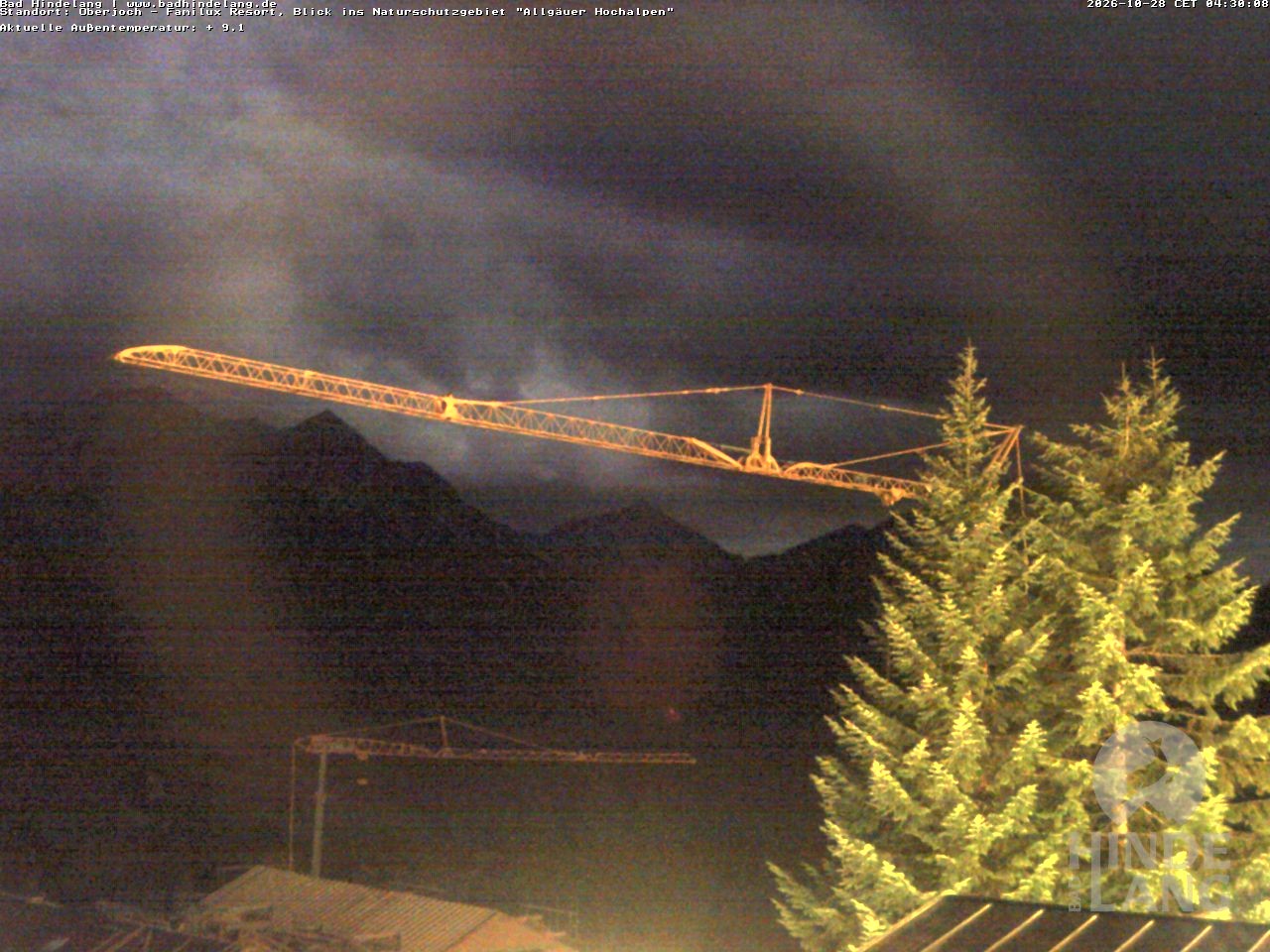 Archiv Foto Webcam Naturschutzgebiet "Allgäuer Hochalpen" vom Kinderhotel Oberjoch aus gesehen