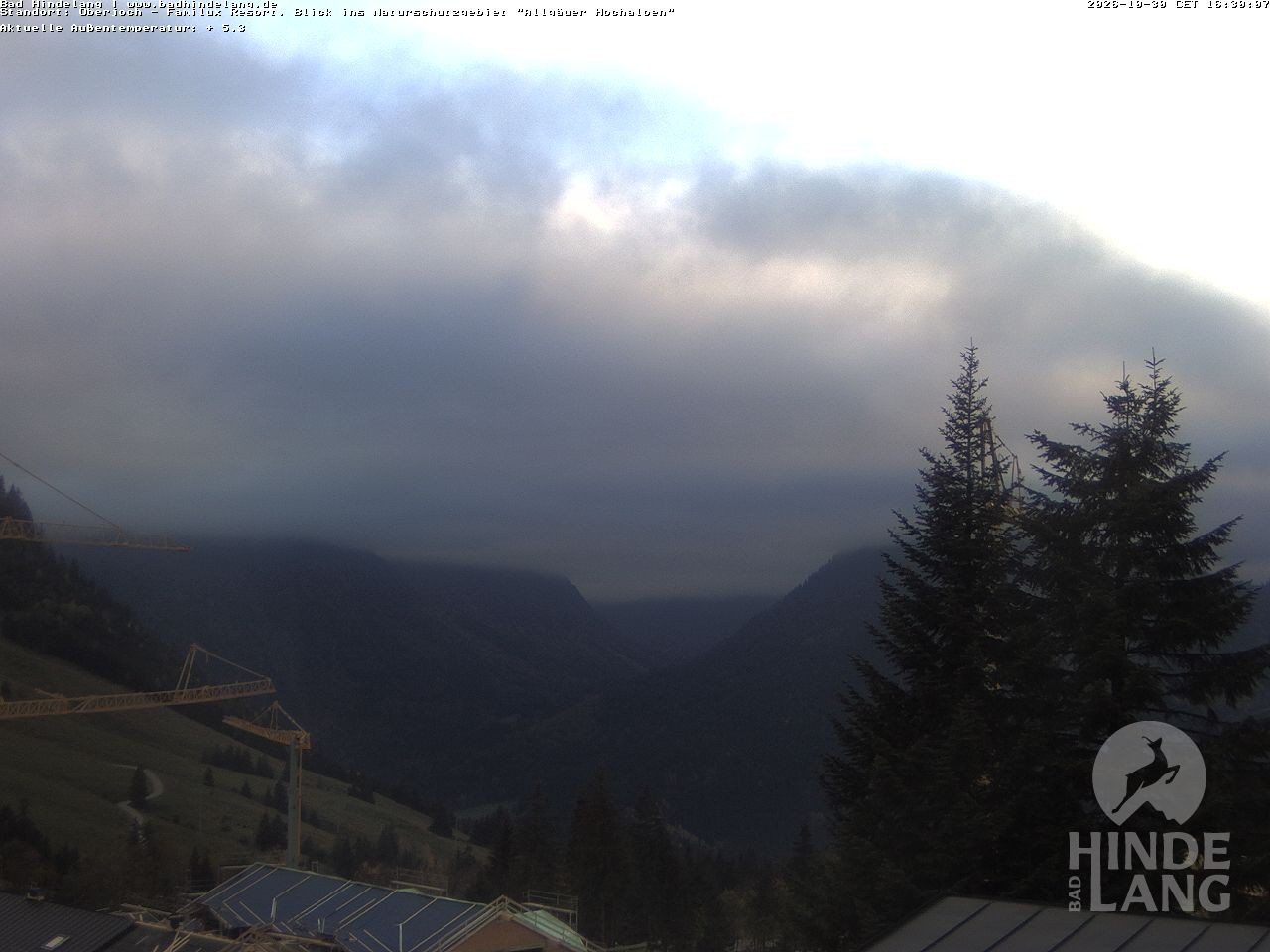 Archiv Foto Webcam Naturschutzgebiet "Allgäuer Hochalpen" vom Kinderhotel Oberjoch aus gesehen
