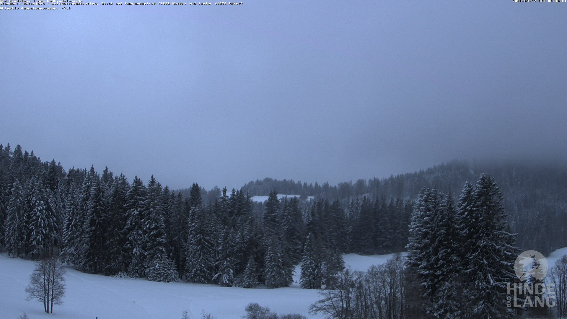 Archiv Foto Webcam Aussicht von der Region Unterjoch