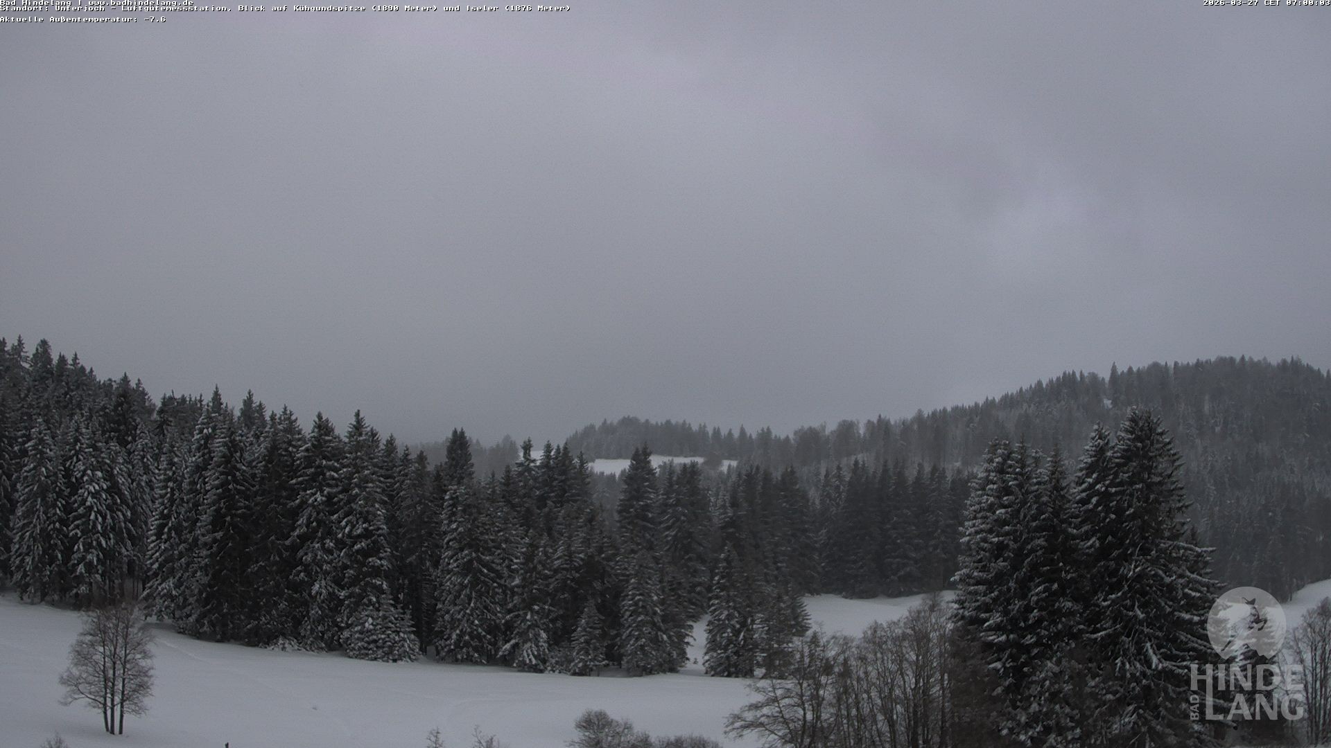 Archiv Foto Webcam Aussicht von der Region Unterjoch