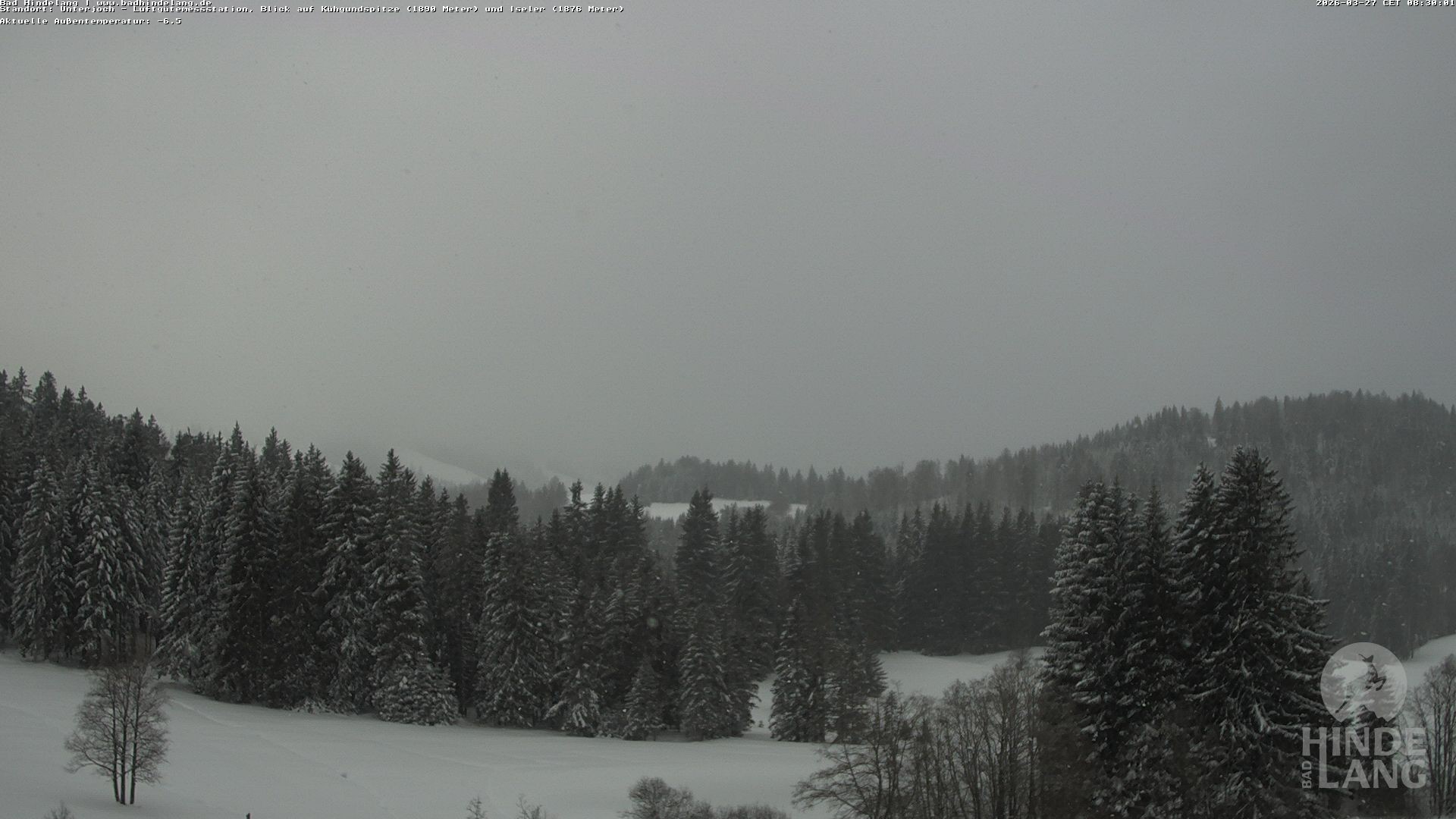 Archiv Foto Webcam Aussicht von der Region Unterjoch