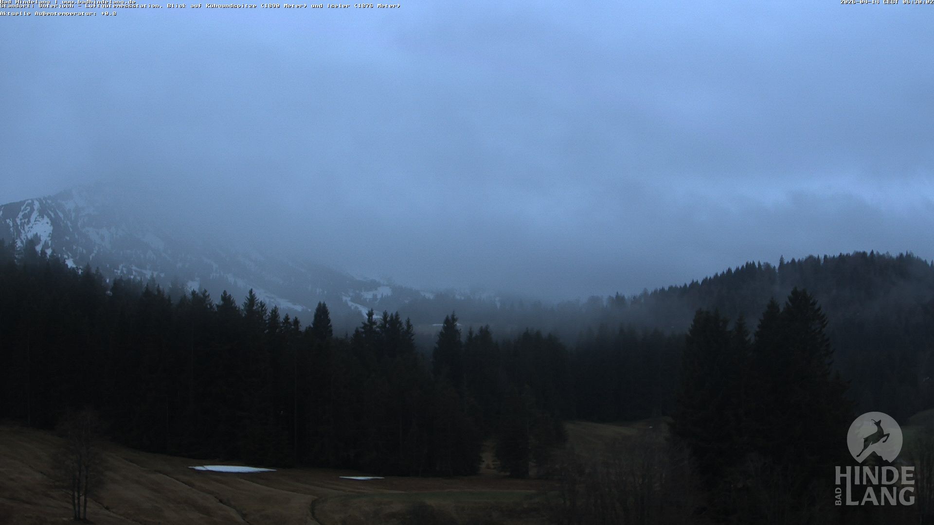 Archiv Foto Webcam Aussicht von der Region Unterjoch