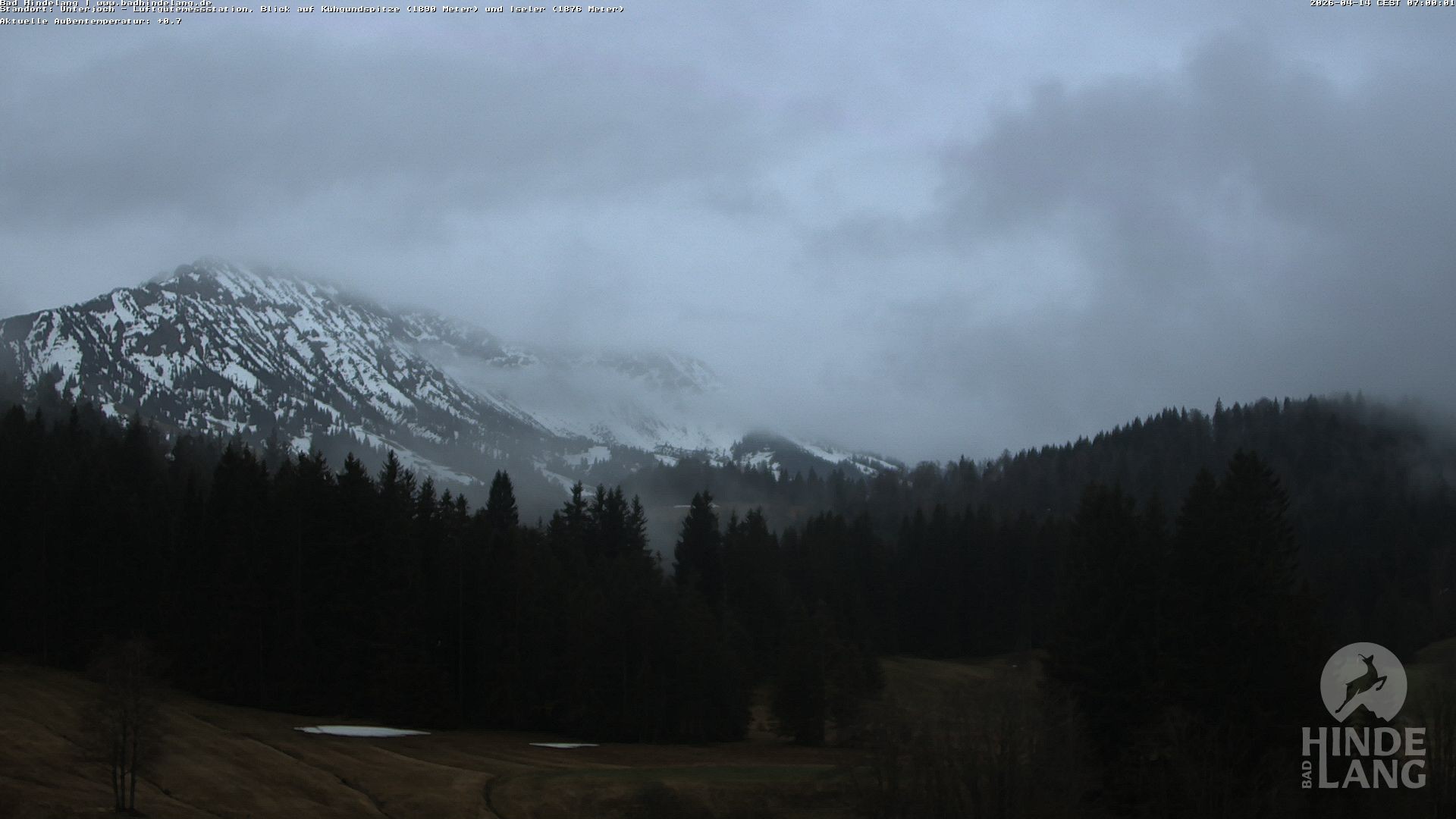Archiv Foto Webcam Aussicht von der Region Unterjoch