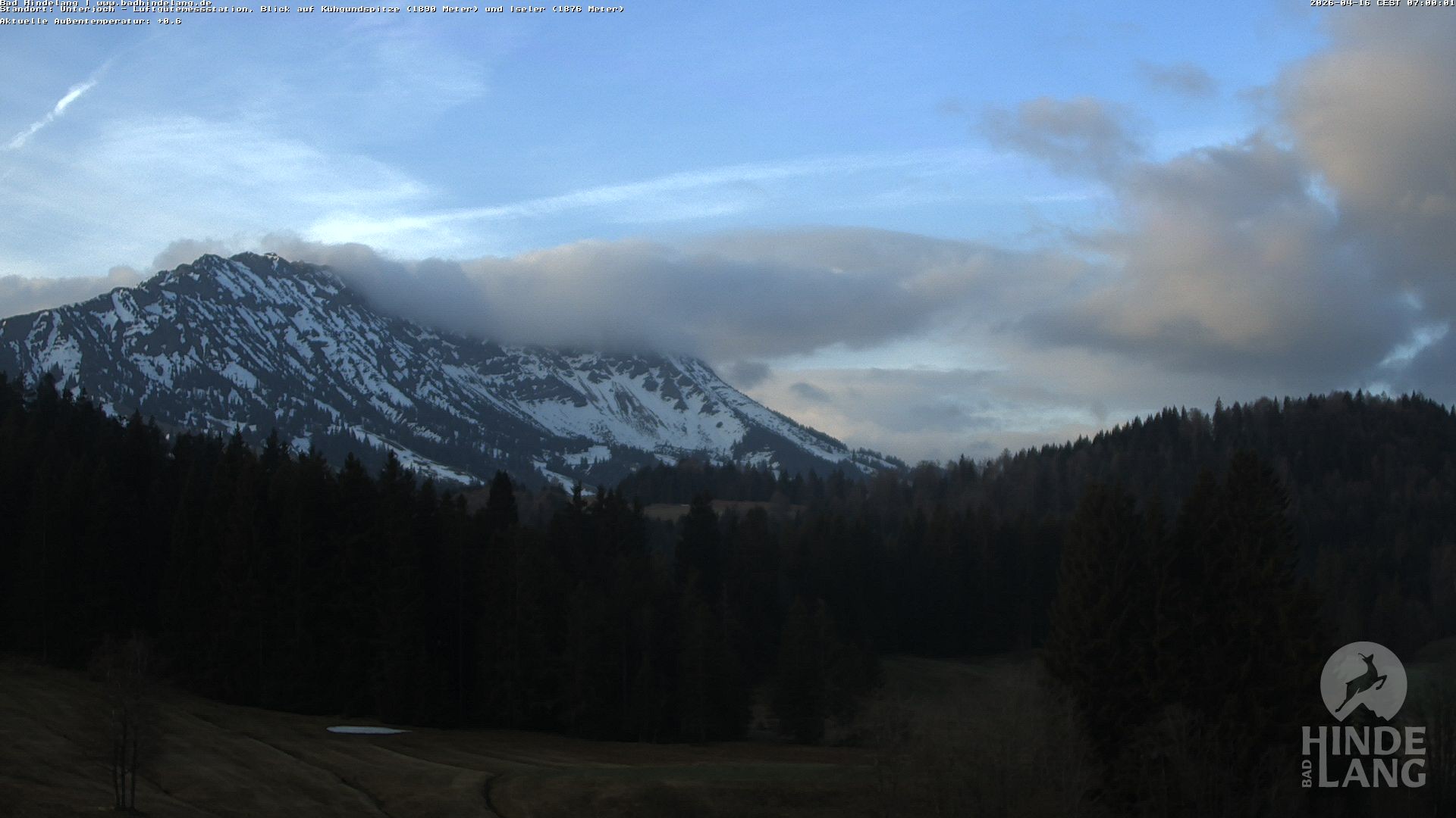 Archiv Foto Webcam Aussicht von der Region Unterjoch