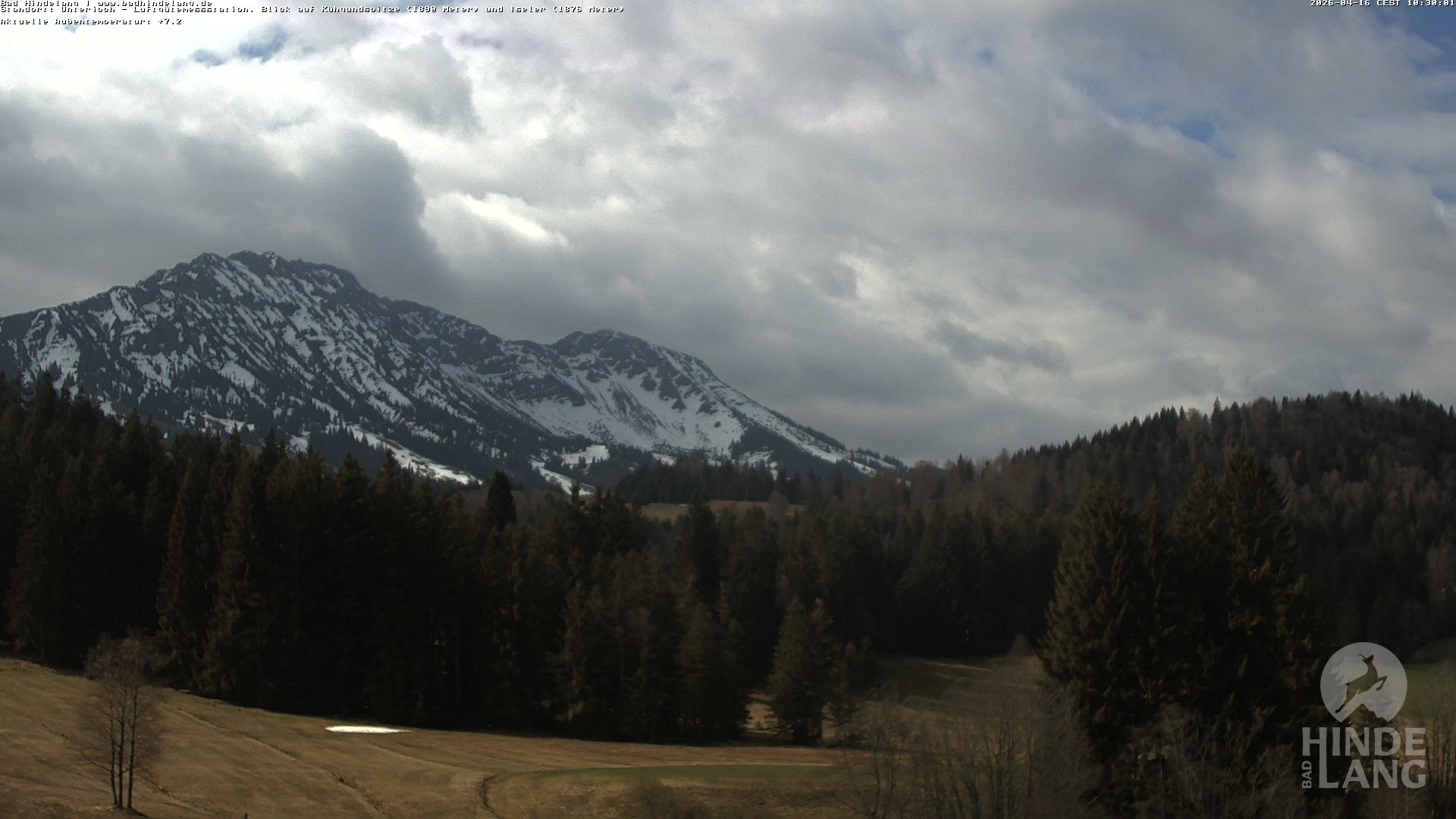 Archiv Foto Webcam Aussicht von der Region Unterjoch