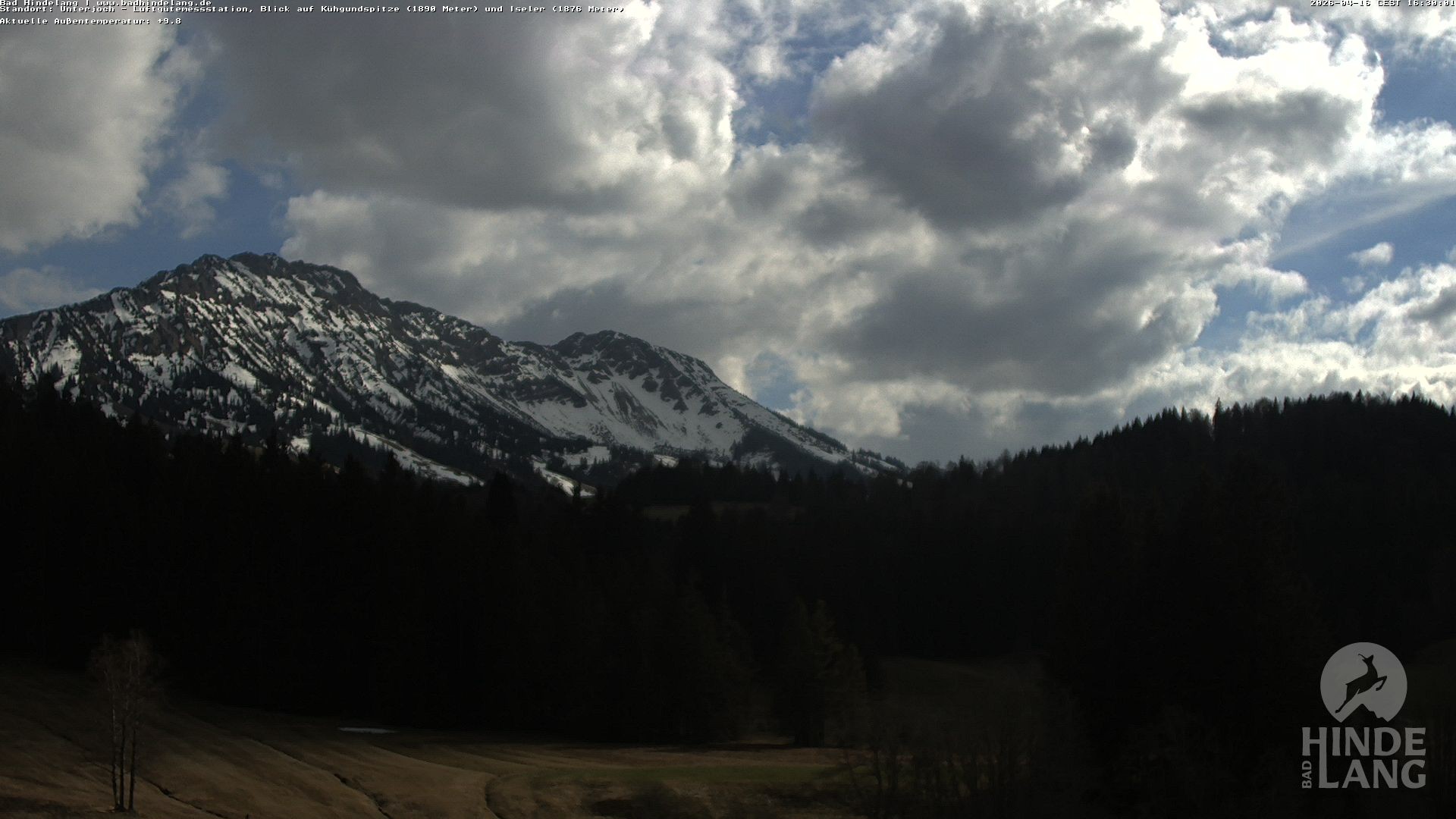 Archiv Foto Webcam Aussicht von der Region Unterjoch