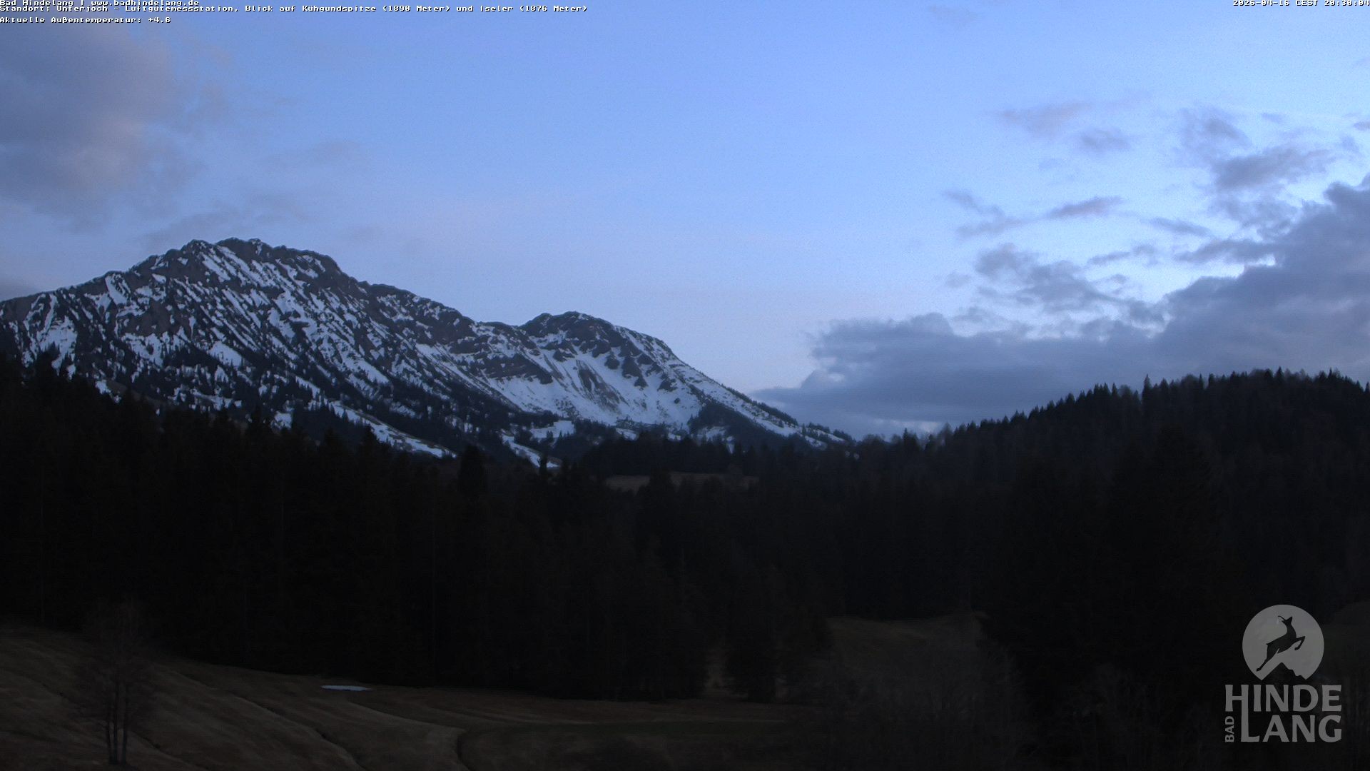 Archiv Foto Webcam Aussicht von der Region Unterjoch