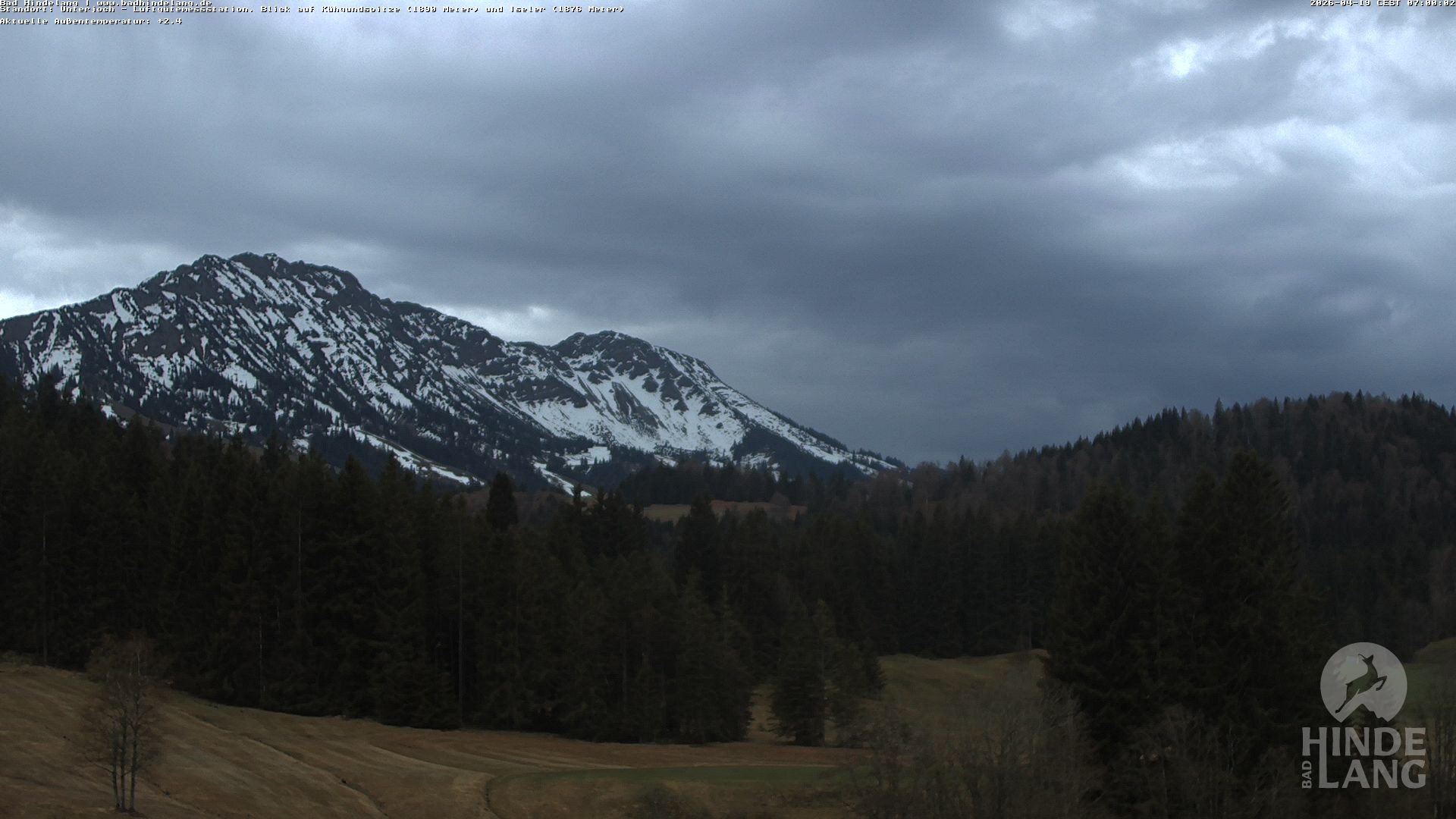 Archiv Foto Webcam Aussicht von der Region Unterjoch
